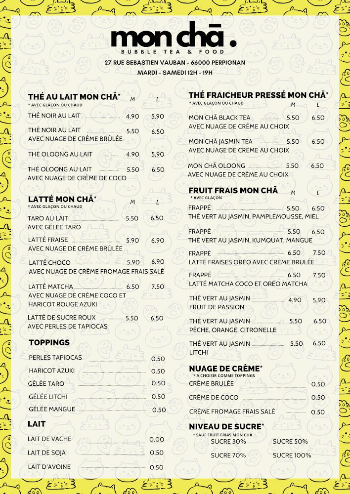 Mon Cha - Menu Image 2